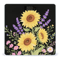 Sunflowers Wild Flowers Weight Scale Large Digital Bathroom Scales with Bright LED Display Non Slip Digital Scale and Step On Fashion Weighing Machine for Body