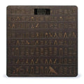 Digital Bathroom Scale for Body Weight Scale with Bright LCD Display High Accuracy Step-On Technology Auto On/Off Ancient Egyptian Hieroglyph Digital Scales 400 Lbs /180kg