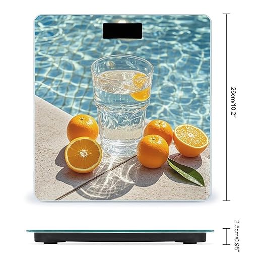 Light and Shadow Weight Scale Highly Accurate Digital Weighing Scale with Large LCD Display Smart Bathroom Scales for Home Bedrooms and Gift Giving