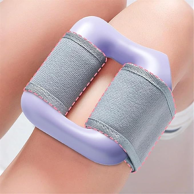 Yoga Ring Massager Multifunctional Portable Full-Body Electric Fascia Ring with Adjustable 3 Modes &amp 5 Levels of Intensity Massage for Fat Burning and Shaping(Pink+Purple)