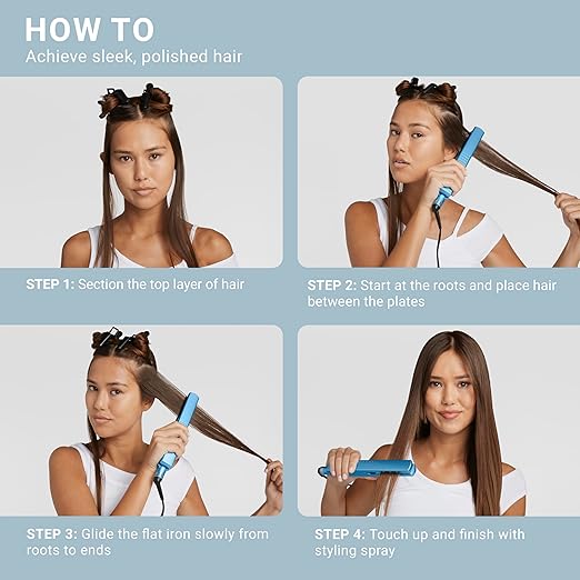 BaBylissPRO 1 1/4 Digital Ionic Flat Iron Hair Straightener Shorter Plates