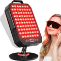 Red Light Therapy Panel for Face and Body 78 LEDs Dual Chip 660nm Red Light &amp 850nm Near Infrared Light Device with Rotatable Stand and Magnetic Remote for Skin Sleep Athletic Performance