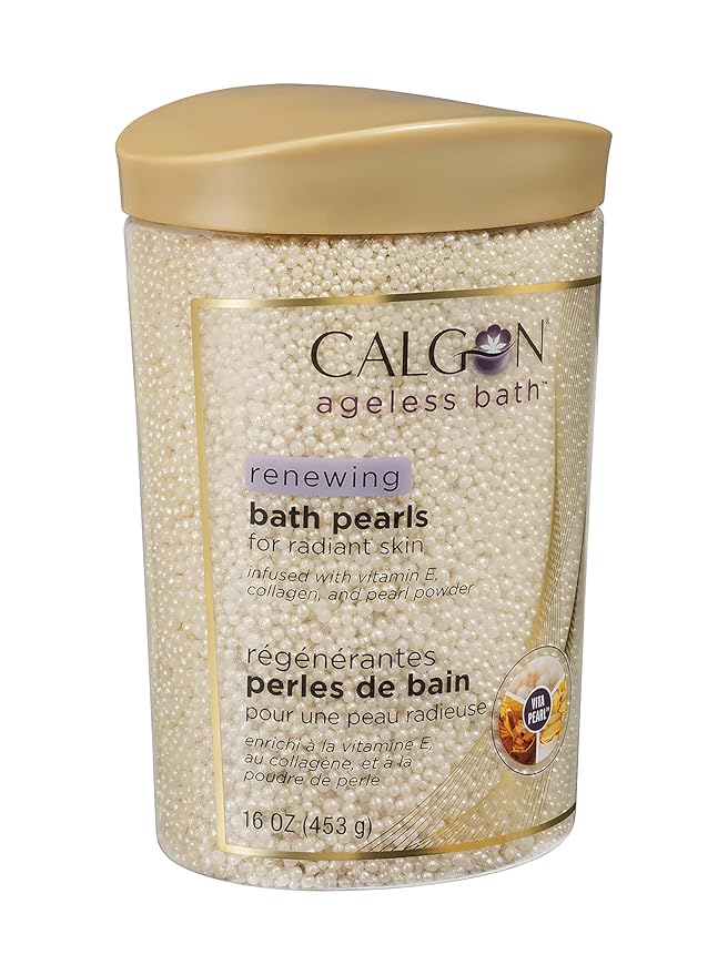 Calgon Ageless Bath Series Renewing Pearls 16 oz. (Pack of 4)