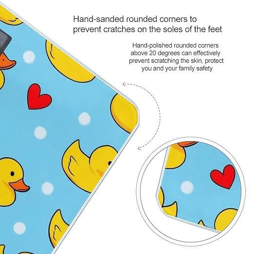 Smart Scale for Body Weight Automatic Switch Digital Bathroom Weighing Scale Pink Heart Polka Dots Blue Yellow Rubber Ducks