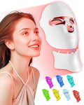 Red Light Therapy for Face-LED Light Therapy Mask Skin Care MaskCordless LED Face Mask face &amp Neck Red &amp Infrared Lights Masks WavelengthUSB C Rechargeable for Home Use Working Travel Yoga