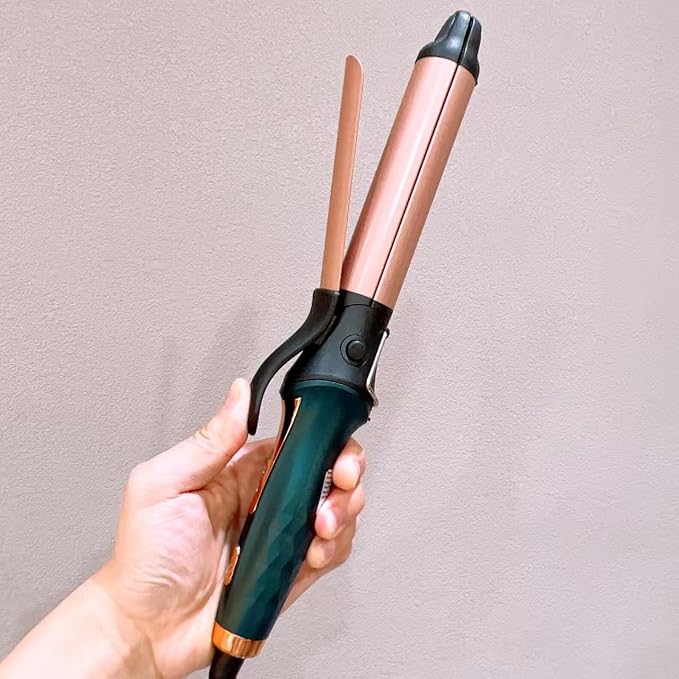 3 Temperature Curling Iron for Women As A Gift Hair Curler Curling Wand Portable Ceramic Travel Curling Iron for Short &amp Long Hair 110V-220V