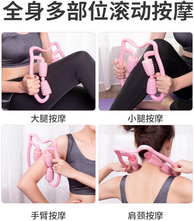 新款滚轮 腿部按摩器手持环形夹腿按摩仪 Hot Stones Massage Set 小腿瘦腿器按摩 HomeOffice Body Electric Massagers