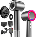 Hair Dryer 1800W Fast Drying Blow Dryer with 160000 RPM High-Speed Brushless Motor Low Noise Hairdryer with Magnetic Attachments for Home Salon Travel