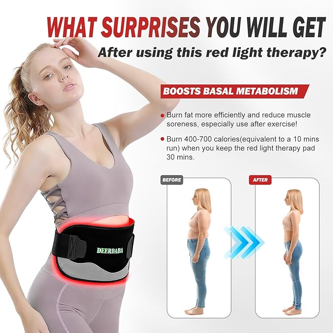 Red-Light-Therapy-for-Body2026 Upgraded-4 Modes 5 Stage Power Medical-Grade TPU Mat for Body Pain Relief20x 9Dual Wavelength Infrared Red Light Blanket LEDs
