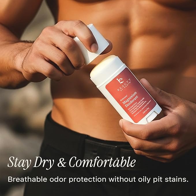 Aluminum Free Deodorant for Men &amp Women - USA Made with Natural &amp Organic Ingredients Fresh Long-Lasting Odor Protection Baking Soda Free Non-Irritating Magnesium Deodorant Sensitive Skin