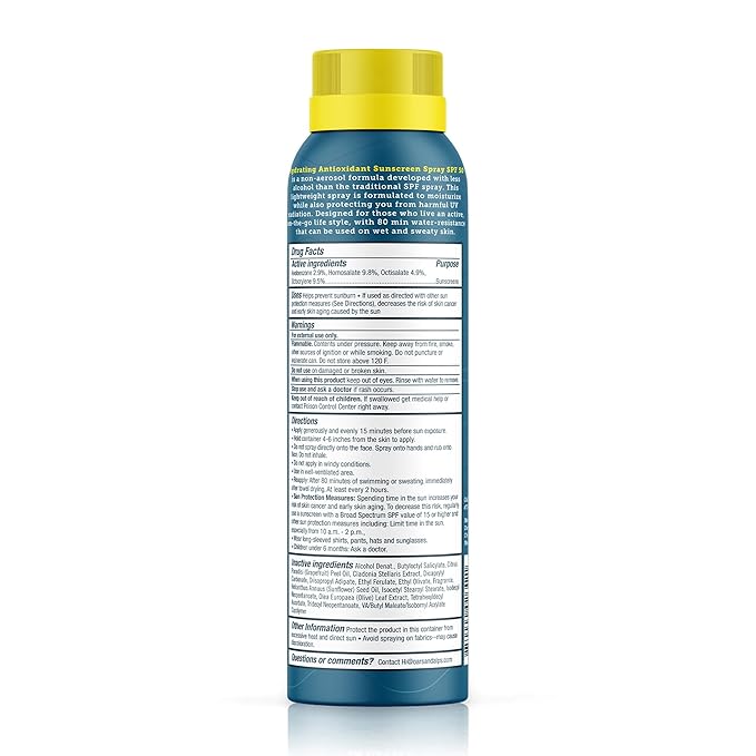 Oars + Alps SPF 50 Face &amp Body Broad Spectrum Sunscreen Spray | Fast-Absorbing Lightweight Non-Greasy Hawaii Reef Act 104 Compliant Water-Resistant Octinoxate + Oxybenzone Free 6 Oz 2 Pack