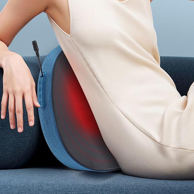 Foot Massager Machine with Heat Delivers Relief for Tired Muscles &amp Plantar Deep Shiatsu Kneading Therapy Adjustable Intensity &amp Multi-Level Settings Thermal Foot Massager for HomeOffice (