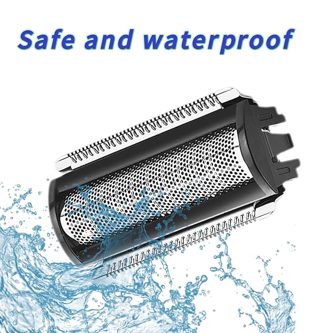 2 Pack Replacement Foil Blade Compatible with MANSCAPED The Lawn Mower Electric 5.0 Ultra Hair TrimmerReplacement Clipper Blades Groin Hair Foil Shaver Head for Close Body Hair Grooming