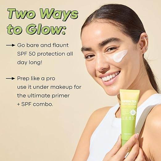 TONYMOLY Green Tea SPF 50 Sunscreen &amp Panda's Dream So Cool Eye Stick - SPF 50 Sun Protection with Green Tea &amp Cooling Eye Cream