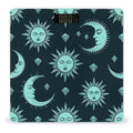 Men's Fashion Automatic Switch Digital Bathroom Weighing Scale Smart Scale Trippy Sun Moon Star