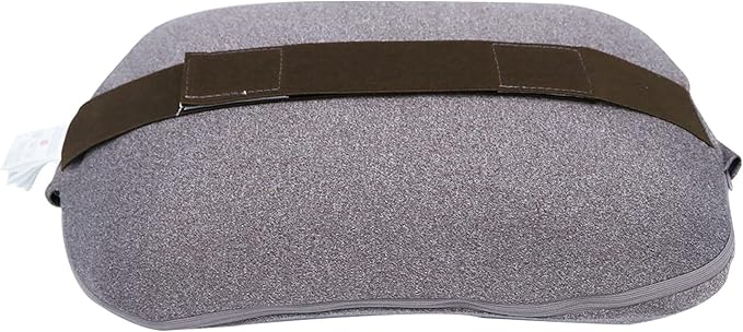 Master Massage Bravo Mini Shiatsu Massage Throw Pillow Grey