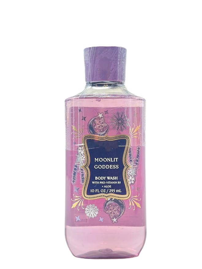 Bath and Body Moonlit Goddess Body Wash 10 fl oz / 295 ml Fragrance notes: French lavender pear blossom and golden vanilla