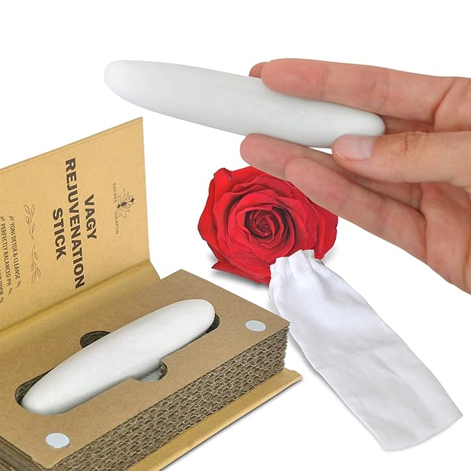 Sacred Weapon Vagy Rejuvenation &amp Tightening Wand | pH Balance Vaginal Wash &amp Odor Eliminator | Manjakani &amp Alum Stone Vagina Tightener Intimate Deodorant for Women &amp Exfoliator for F