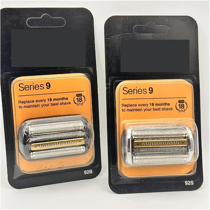 Replaces Electric Shaver Head Compatible For Braun9 Series Shaver Head Shaver 9040s 9080cc 9093s 9095cc 92m 94M Universal(92B)