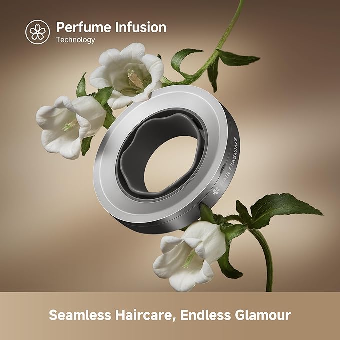 Dreame Glory Mix High-Speed Hair Dryer Dual Voltage 3 Magnetic Nozzles Perfume Infusion Customized Fragrant Drying NTC Control 300M Negative lons 110000RPM Motor 336g Lightweight Black