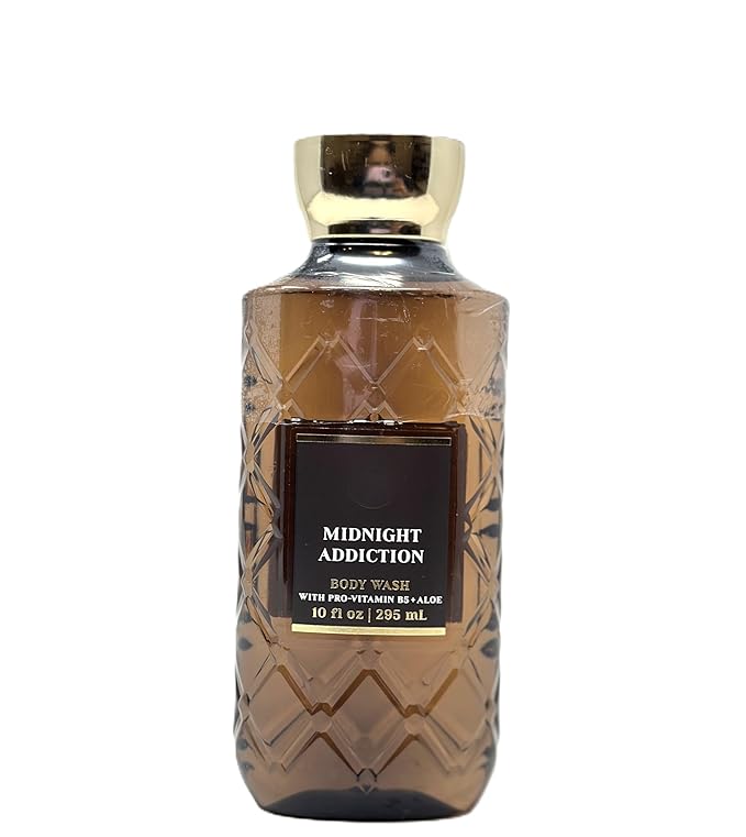 Bath and Body Body Wash that gently cleanses your skin with a rich bubbly lather (10 fl oz / 295 mL Midnight Addiction)