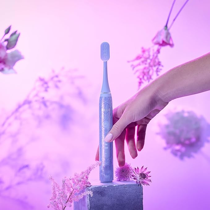 ORDO x Wicked Sonic Lite Electric Toothbrush | Rechargeable Sonic Toothbrush for Adults &amp Teens with USB-C Charging 2 Modes &amp Travel Cap Glinda Upland