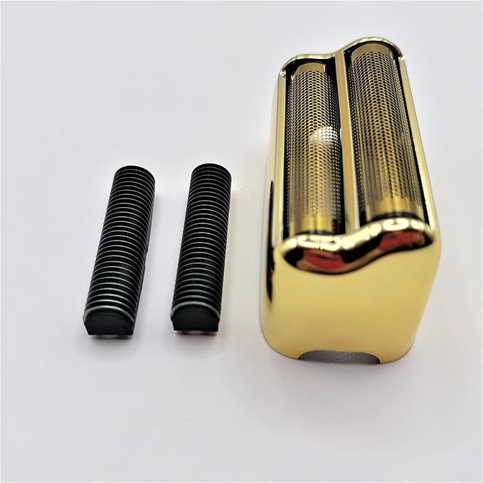 1X Foil &amp 2X Blades Cutter Replacement For FoilFX02#FXRF2G FXFS2G FXRF2 Razor Shaver Gold