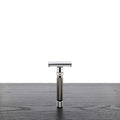 Yaqi Gunmetal &amp Chrome Adjustable Final Cut Safety Razor