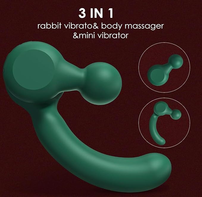 Versatile Adjustable Massage Tool - Ergonomic Handheld Massager with 5 ntensity Levels for Ultimate Relaxation at Home or On-The-Go HB57866