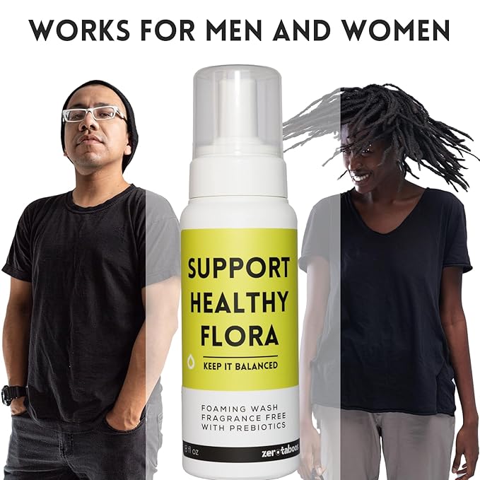 pH Balance Feminine Wash for Women &amp Men – Fragrance-Free Unscented Foam Cleanser for Intimate wash Prebiotic pH Cleanser Sensitive Daily Hygiene Wash