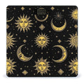 Men's Smart Scale for Body Weight Digital Bathroom Weighing Scale Automatic Switch Energy Saving Scale Sun Moon Star Gold Black