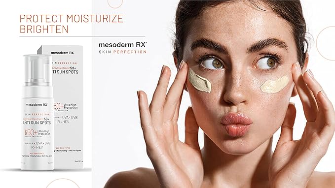 Pigment Restraint Anti Sun Spots Ultra High Protection Pigment Control-Protects Skin against Blue Light UVB UVA HEV IR-Facial Sunblock 50ml