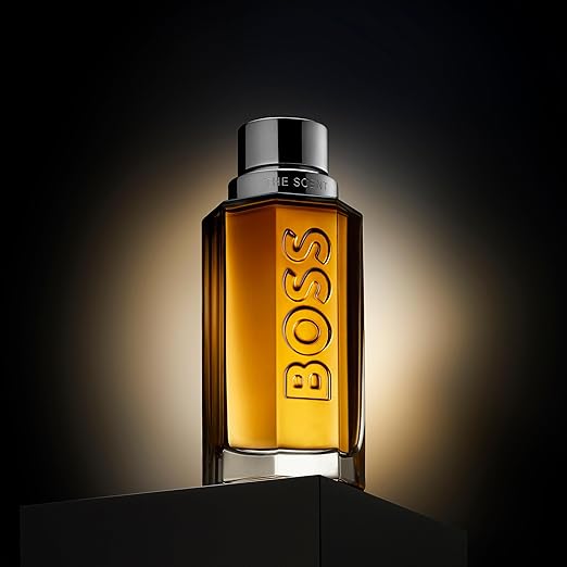 Hugo Boss The Scent Eau de Toilette – Ambery Men's Cologne – With Notes of Ginger Manika Fruit &amp Leather Accords – Long Lasting Fragrance