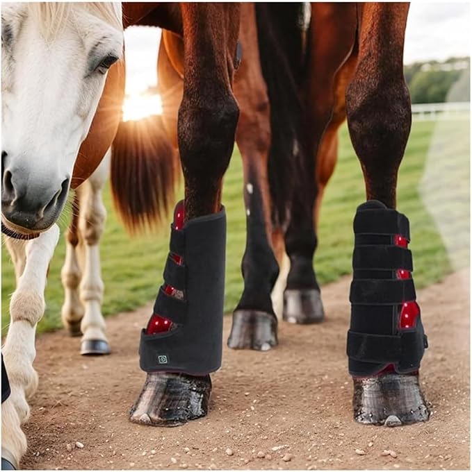 LED Red Light Therapy Device for Horse Leg Pain Red Light Therapy for Horses Deep Light Therapy for Horse Leg Muscle Pull Wound Recovery(Left)