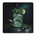 Mojito Cocktail Bathroom Scale Rounded Smart Scale for Body Weight Automatic Power On/Off Weight Scales Accurate Bathroom Digital Scales for Pet Home Bedroom Kitchen