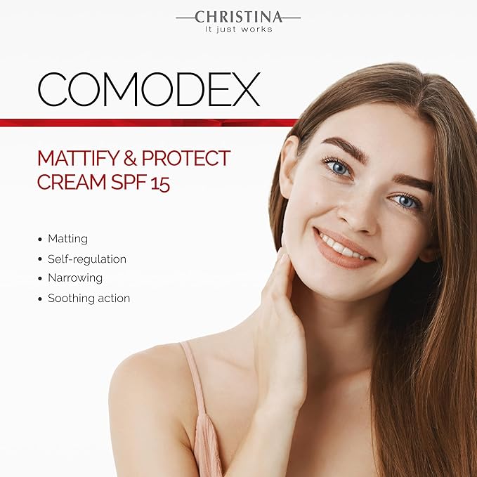 Christina Comodex - Mattify and Protect Cream SPF 15 for Oily and Combination Skin 75ml