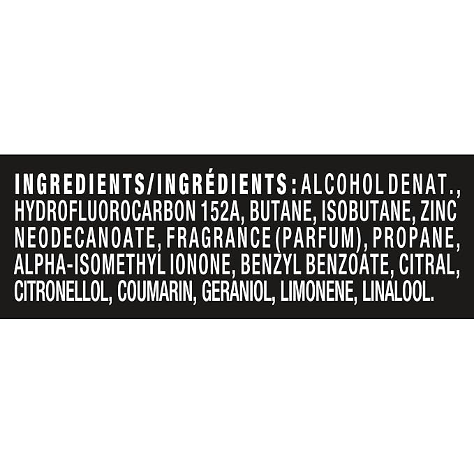 AXE Fine Fragrance Body Spray Variety Pack 4 Pack Touch of Sweetness - Cherry Spritz Pure Coconut Black Vanilla Watermelon Freeze Aluminum Free 4 oz