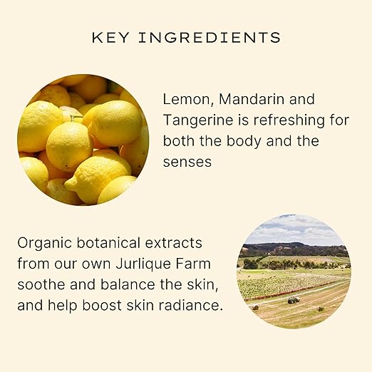 Jurlique Refreshing Citrus Shower Gel | 8.45 Fl Oz / 300ml | Hydrating Body Wash with Lemon Mandarin &amp Tangerine | Gentle Daily Cleanser for All Skin Types | Australian Made Natural-Based Skincar