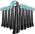 10 Pack IO Replacement Heads Compatible with Oral B IO 2/3/4/5/6/7/8/9/10/Deep Clean Series Electric Toothbrush Brush Heads Refill Compatible with Oral B IO for Teeth and Gums Care (Black)