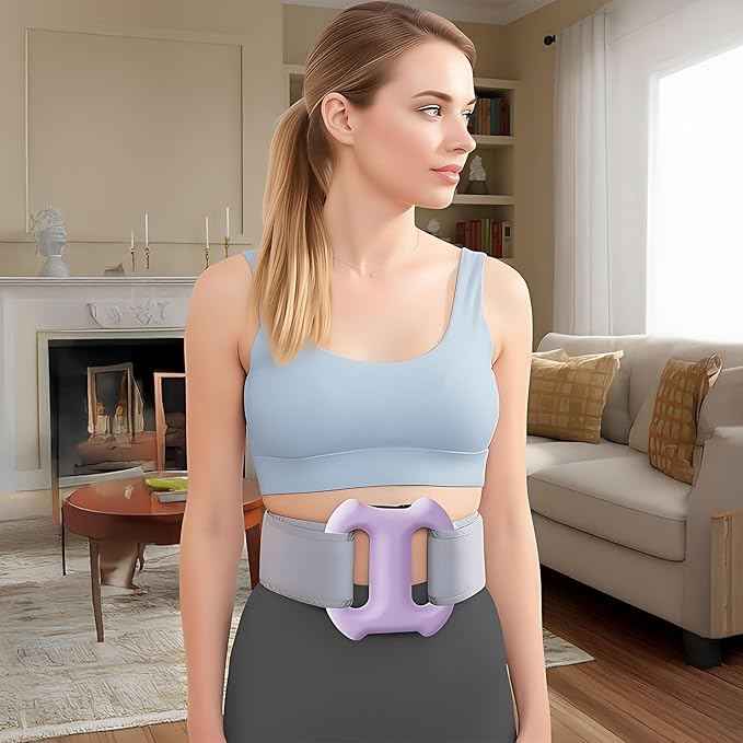 Handheld Electric Massager with 5 Speeds Silicone Fascia Ring for Full-Body Muscle Relief