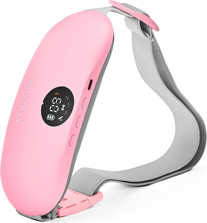 Menstrual Heating Pad for Period Cramps – Portable Heating Pad for Period Cramps Relief with Heat &amp Massage Wearable Cordless Warmer for Pain Relief Rechargeable &amp Wireless for Women