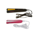 Ceramic High Heat Level Flat Irons 2-in-1 Value Pack 1 and Mini 1/2 with Free Travel Pouch