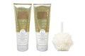 Bath &amp Body Works Snowflakes &amp Cashmere 2 Moisturizing Body Wash with a Shower Sponge