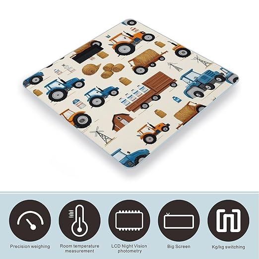 Energy Saving Scale Bathroom Weighing Scale Smart Scale for Body Weight Digital Farm Cars Tractor Truck