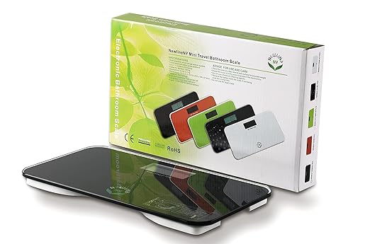 NewlineNY Auto Step On Super Mini Travel Bathroom Scale 5.25 x 8.5 SBB0638SM: Green