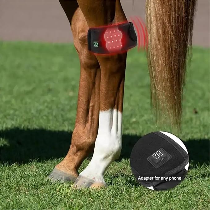 LED Red Light Therapy Device for Horse Hoof Infrared Horse Care Therapy Wrap Red Light Therapy for Horses for Horse Wounds and cuts Joint Pain Relief