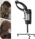 Standing Salon Steamer Multi-Function Hair Steamer Machine 12-Color LED Ionic Hair Treatment Machine for Deep Conditioning Temperature &amp Timer Control for Home Beauty Salon