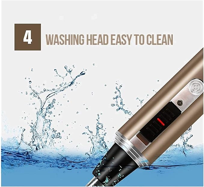 Ear and Nose Hair TrimmerUSB Rechargeable Nose Hair Trimmer for Men and Women Waterproof Dual Edge Blades