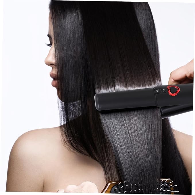 LIFKOME USB Portable Hair Curling Iron Straightener Curler Cordless Flat Iron for Home Travel Use
