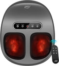 Snailax Foot Massager with Heat and Compression Shiatsu Foot Massager for Neuropathy and Plantar Fasciitis Deep Kneading Rolling Remote Control Fits up to Size 14